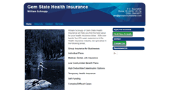 Desktop Screenshot of gemstatehealthinsurance.com
